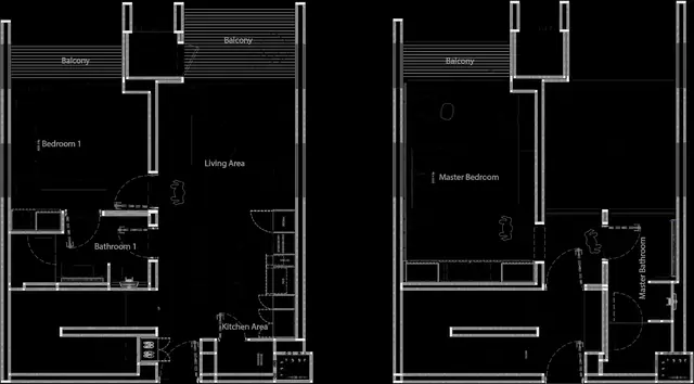 Gardens of Eden - Lake Residences — 2 спальни · двухуровневая, Банг Тао и Лагуна, Пхукет