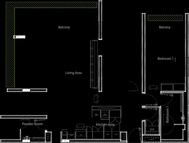 Gardens of Eden - Lake Residences — 3 спальни · дуплекс, нижний уровень, Банг Тао и Лагуна, Пхукет