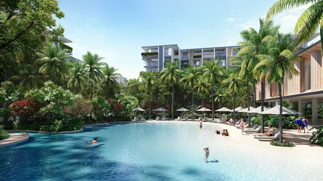 Gardens of Eden - Park Residences — Главный бассейн комплекса, Банг Тао и Лагуна, Пхукет