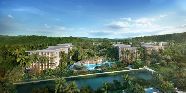 Gardens of Eden - Park Residences — Корпуса вдоль реки, Банг Тао и Лагуна, Пхукет