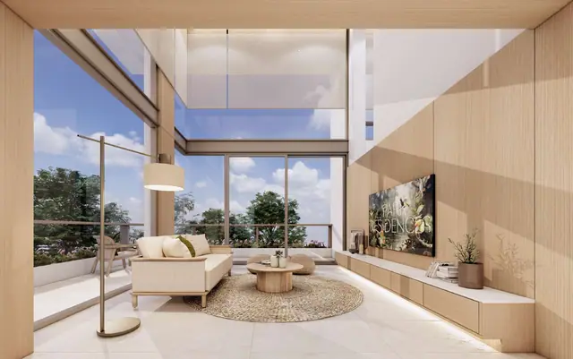 Gardens of Eden - Park Residences — Гостиная с двойным светом · дуплекс, Банг Тао и Лагуна, Пхукет