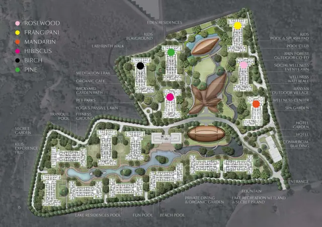 Gardens of Eden - Park Residences — Генплан комплекса, Банг Тао и Лагуна, Пхукет
