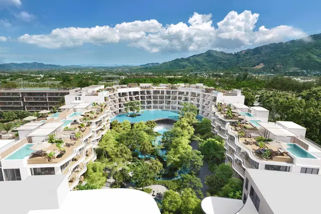 Garrya Residences — Внутренние дворы с бассейнами, Банг Тао и Лагуна, Пхукет