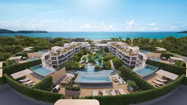 Garrya Residences — Территория курорта с высоты, Банг Тао и Лагуна, Пхукет