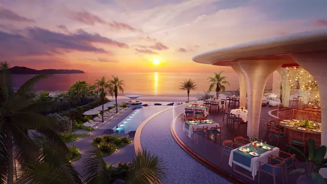 Garrya Residences — Пляжный бар на закате, Банг Тао и Лагуна, Пхукет