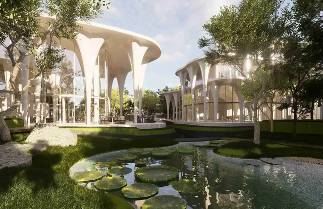 Garrya Residences — Отражающий пруд на территории, Банг Тао и Лагуна, Пхукет