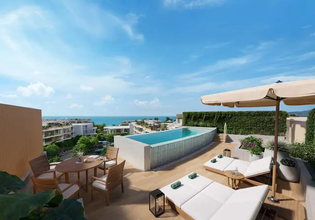 Garrya Residences — Пентхаус: терраса с бассейном, Банг Тао и Лагуна, Пхукет