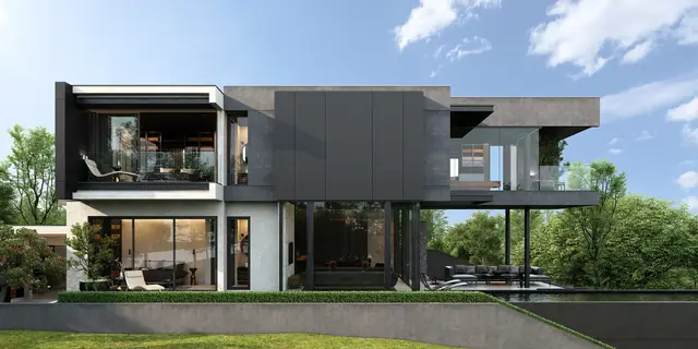 Grand Sea Through Luxury Villas — Боковой фасад виллы, Раваи и Най Харн, Пхукет