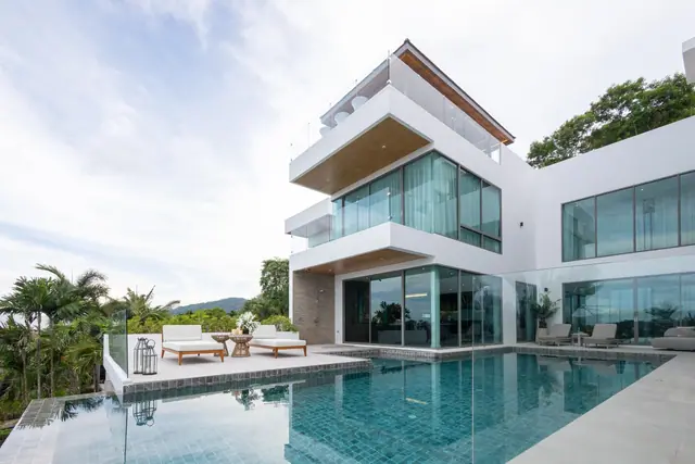 Grand Sea Through Luxury Villas — Бассейн у готовой виллы, Раваи и Най Харн, Пхукет