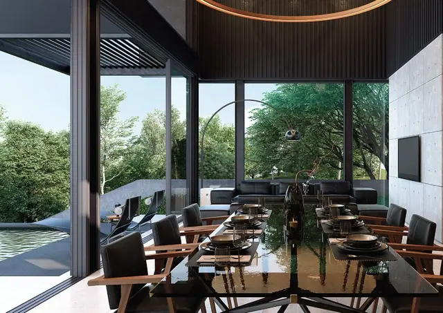 Grand Sea Through Luxury Villas — Столовая, Раваи и Най Харн, Пхукет