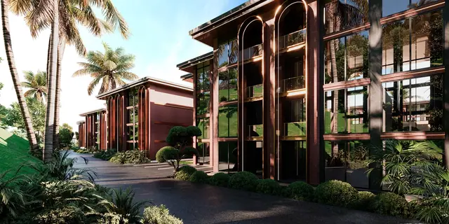 Hennessy Residence Karon — Угол корпуса с панорамным остеклением, Карон и Ката, Пхукет