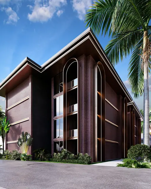 Hennessy Residence Karon — Фронтон корпуса, Карон и Ката, Пхукет