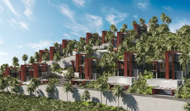 Hennessy Residence Karon — Террасные виллы вдоль склона, Карон и Ката, Пхукет