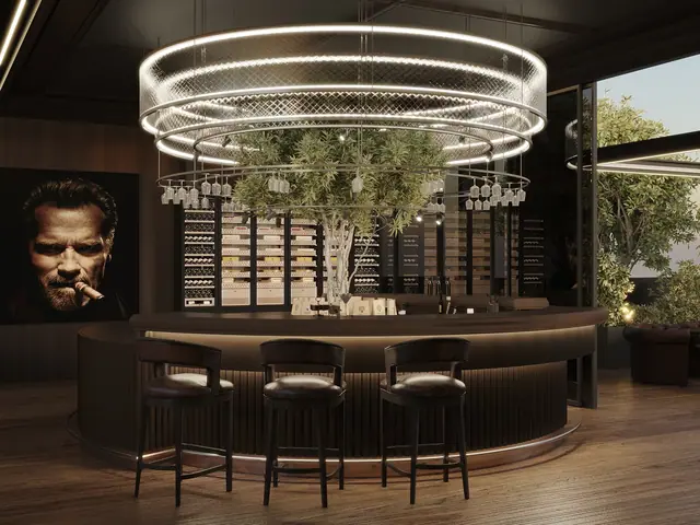 Hennessy Residence Karon — Сигарный бар с круглой люстрой, Карон и Ката, Пхукет