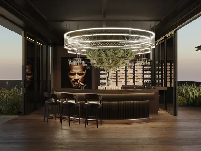Hennessy Residence Karon — Сигарный бар со стороны террасы, Карон и Ката, Пхукет