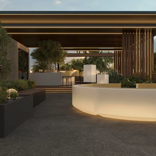 Hennessy Residence Karon — Коктейль-бар с подсвеченной стойкой, Карон и Ката, Пхукет