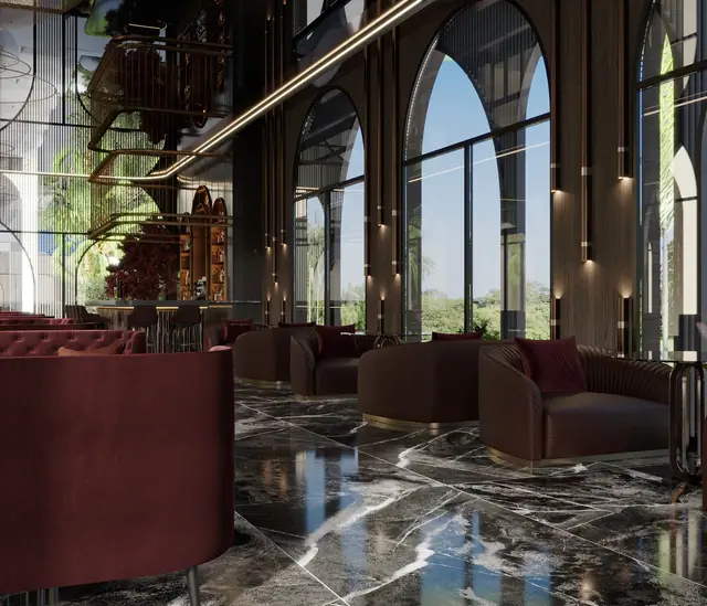 Hennessy Residence Karon — Лобби с бархатными креслами, Карон и Ката, Пхукет
