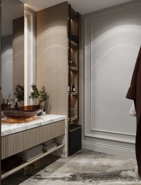 Hennessy Residence Karon — Умывальник с каменной чашей · 2 спальни, Карон и Ката, Пхукет