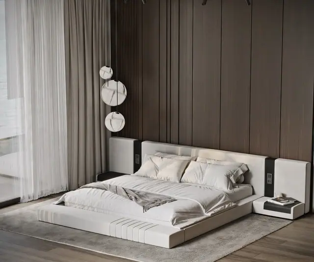 Hennessy Residence Karon — Третья спальня с подвесными светильниками, Карон и Ката, Пхукет