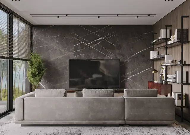 Hennessy Villa — Гостиная с телевизором, Карон и Ката, Пхукет