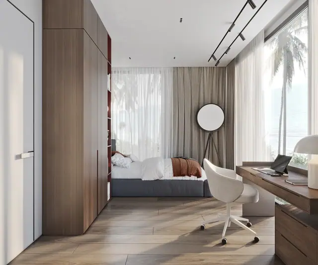 Hennessy Villa — Спальня с рабочим столом, Карон и Ката, Пхукет