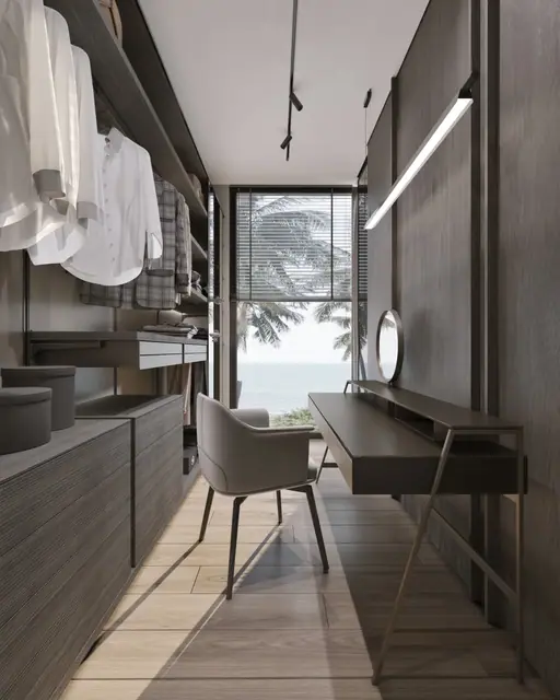 Hennessy Villa — Гардеробная с туалетным столиком, Карон и Ката, Пхукет