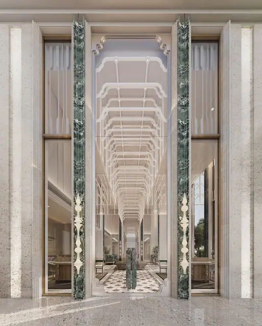InterContinental — Проход между зеркальными колоннами, Камала и Сурин, Пхукет