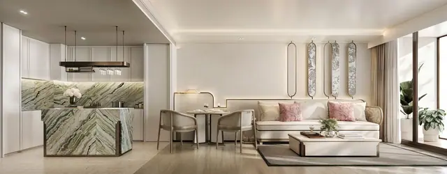 InterContinental — Гостиная с кухней, Камала и Сурин, Пхукет