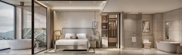 InterContinental — Спальня с ванной за стеклом, Камала и Сурин, Пхукет