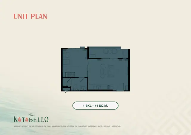 The Katabello — 1 спальня (XL) · 41 м², Карон и Ката, Пхукет