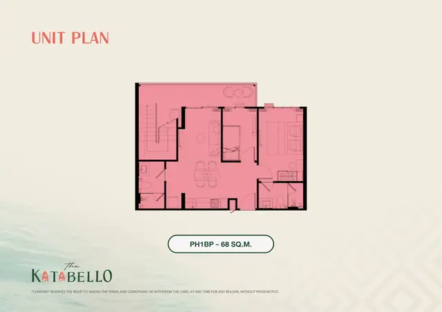The Katabello — Пентхаус PH1BP · 68 м², Карон и Ката, Пхукет