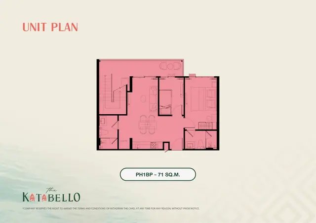 The Katabello — Пентхаус PH1BP · 71 м², Карон и Ката, Пхукет