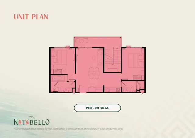 The Katabello — Пентхаус PH8 · 83 м², Карон и Ката, Пхукет