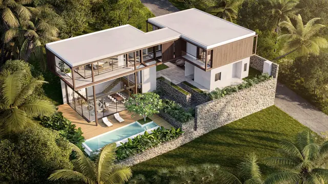 Kiara Reserve Residence Villas — Вилла 4 спальни сверху, Лаян, Пхукет