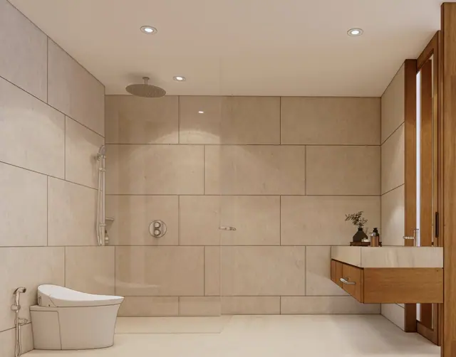 Kiara Reserve Residence Villas — Ванная с отдельно стоящей ванной, Лаян, Пхукет