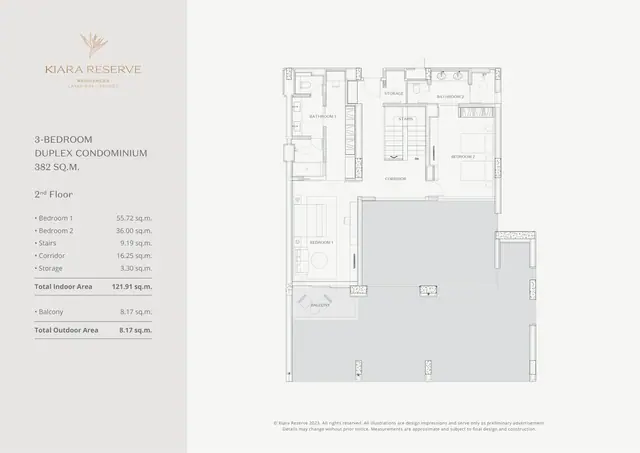 Kiara Reserve Residences — 3 спальни · дуплекс · 382 м² — 2-й этаж, Лаян, Пхукет