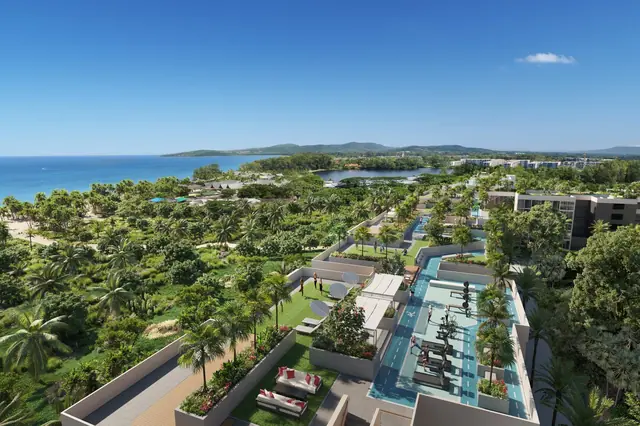 Laguna Beach Residences Reef — Корпуса и бассейны сверху, Банг Тао и Лагуна, Пхукет