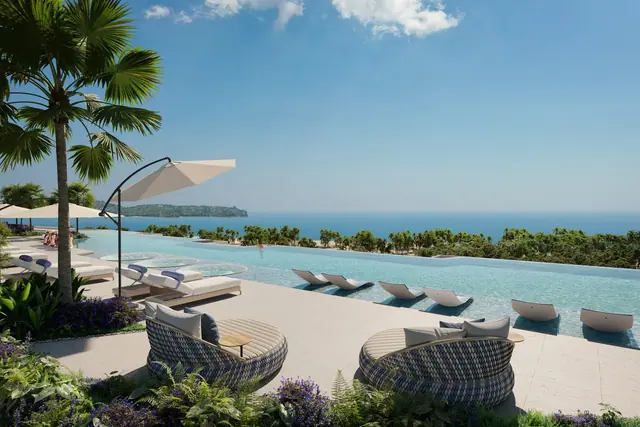 Laguna Beach Residences Reef — Шезлонги у воды с видом на море, Банг Тао и Лагуна, Пхукет