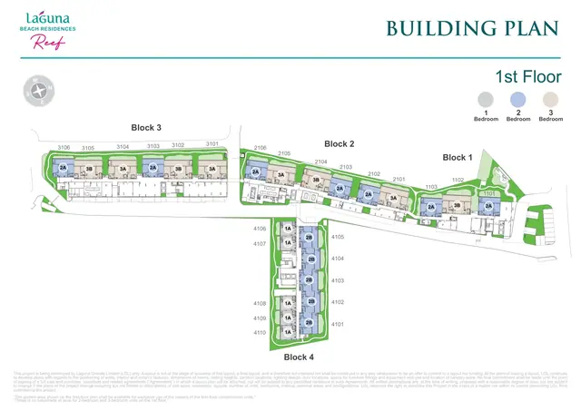 Laguna Beach Residences Reef — 1-й этаж — корпуса 1–4, Банг Тао и Лагуна, Пхукет