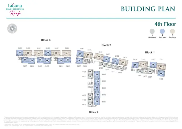 Laguna Beach Residences Reef — 4-й этаж — корпуса 1–4, Банг Тао и Лагуна, Пхукет