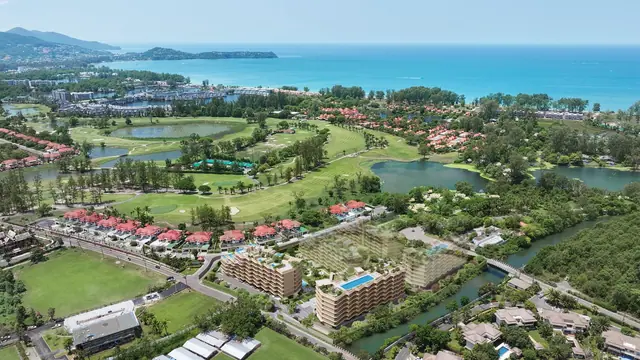 Bellaguna Golf Residences — Район Лагуна с высоты, Банг Тао и Лагуна, Пхукет
