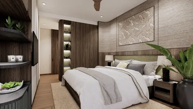Bellaguna Golf Residences — Спальня в квартире с 2 спальнями, Банг Тао и Лагуна, Пхукет