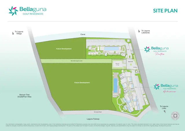 Bellaguna Golf Residences — Генплан комплекса, Банг Тао и Лагуна, Пхукет
