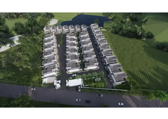 Larimar Villas — Посёлок с высоты, Чалонг, Пхукет