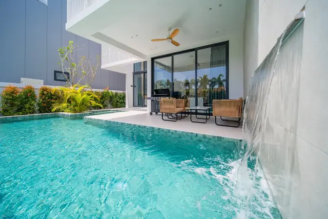 Larimar Villas — Бассейн с водопадом, Чалонг, Пхукет