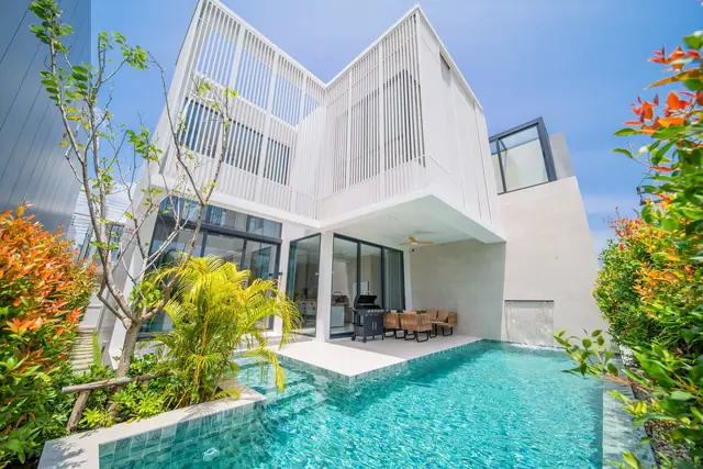 Larimar Villas — Бассейн в тропическом саду, Чалонг, Пхукет