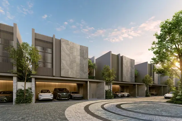 Larimar Vista — Фасады вилл и навесы для машин, Чалонг, Пхукет