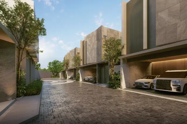 Larimar Vista — Внутренний проезд между виллами, Чалонг, Пхукет