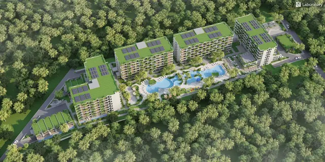 Layan Green Park Phase 2 — Очередь 2 с высоты, Лаян, Пхукет