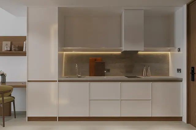 Layan Green Park Phase 2 — Студия A: кухня, Лаян, Пхукет